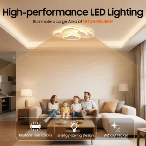 Cloud Shape LED Ceiling Light – Modern 3-Color Adjustable Ceiling Lamp (42W)
