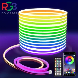 RGB LED Light Strip – Smart Neon Strip Lights with App & Remote Control